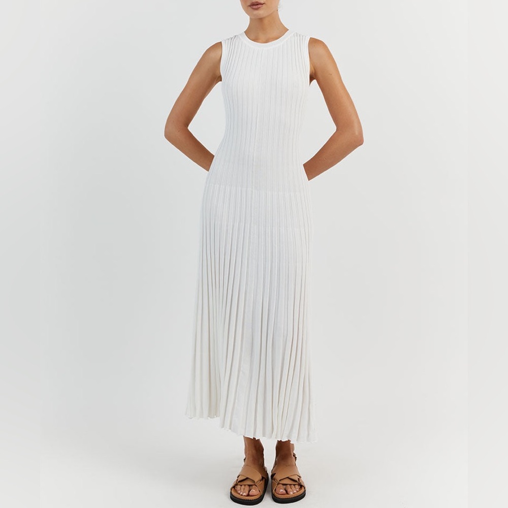 NEW DISSH - Dish ADA Off White Sleeveless Dress NWT